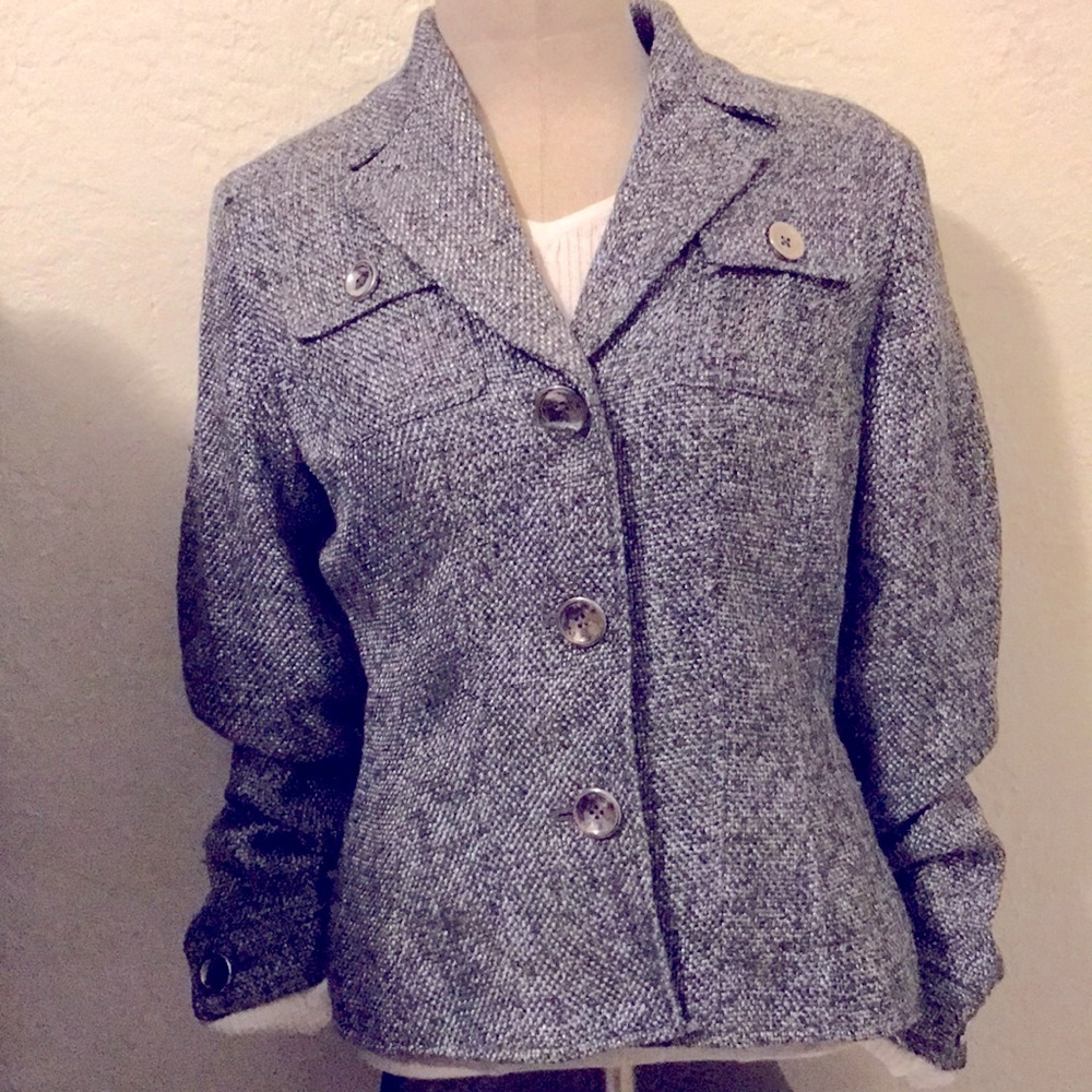 Neutral Metallic Jacket